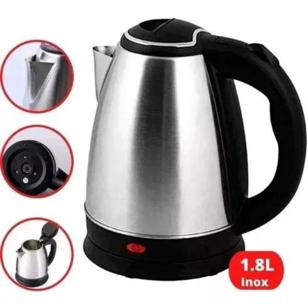 Chaleira Elétrica 1100w Inox 127v 1.8l