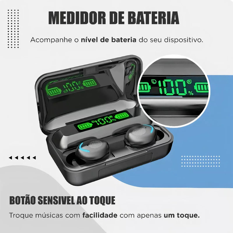 Fones de ouvido sem fio TWS